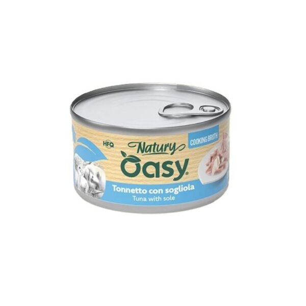 OASY Natury Cooking Broth - TONNETTO con SOGLIOLA Gatto Adulto 85gr