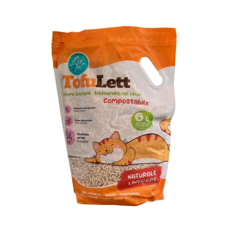 Leopet Tofulet Lettiera al Tofu al Naturale 10 L