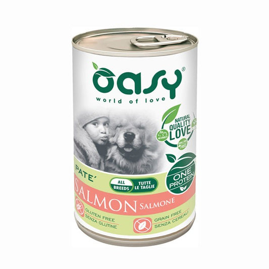 Oasy Umido Monoproteico Salmone per Cani 400gr