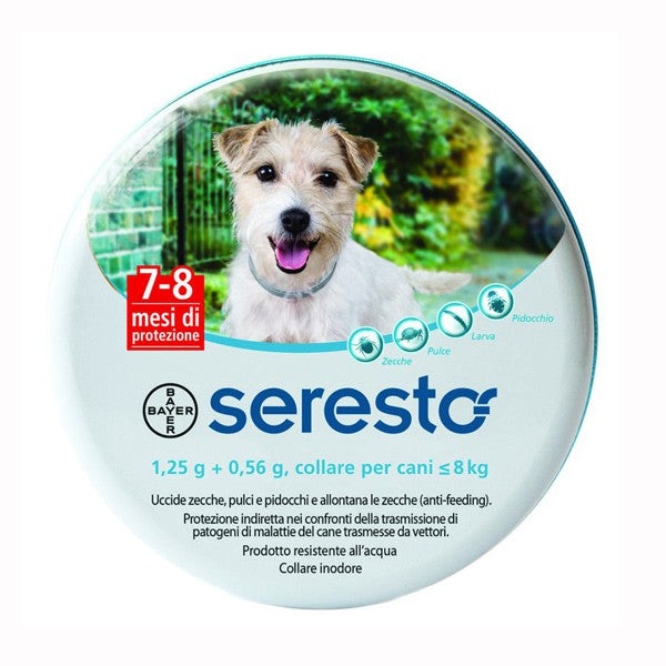 Seresto Collare Antiparassitario Seresto per Cani fino 8Kg (Small)