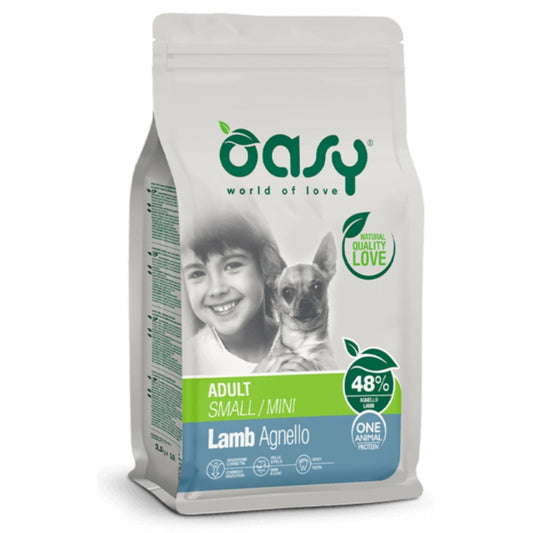 Oasy Small/Mini Agnello e Riso 2,5 Kg