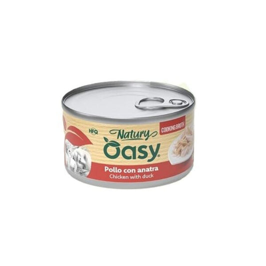 OASY Natury Cooking Broth - POLLO con ANATRA Gatto Adulto 85gr