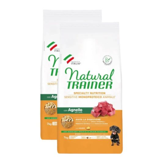 Natural Trainer Sensitive Dog No Gluten Adult Mini 2KG Agnello
