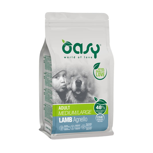 OASY Medium/Large  Agnello e Riso 12 KG