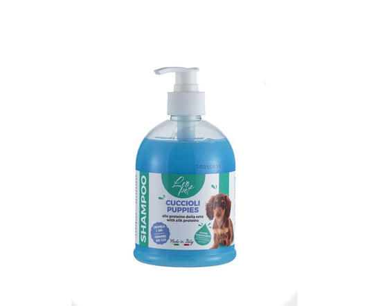 Shampoo per cuccioli proteine seta, camomilla e lino 500 ml